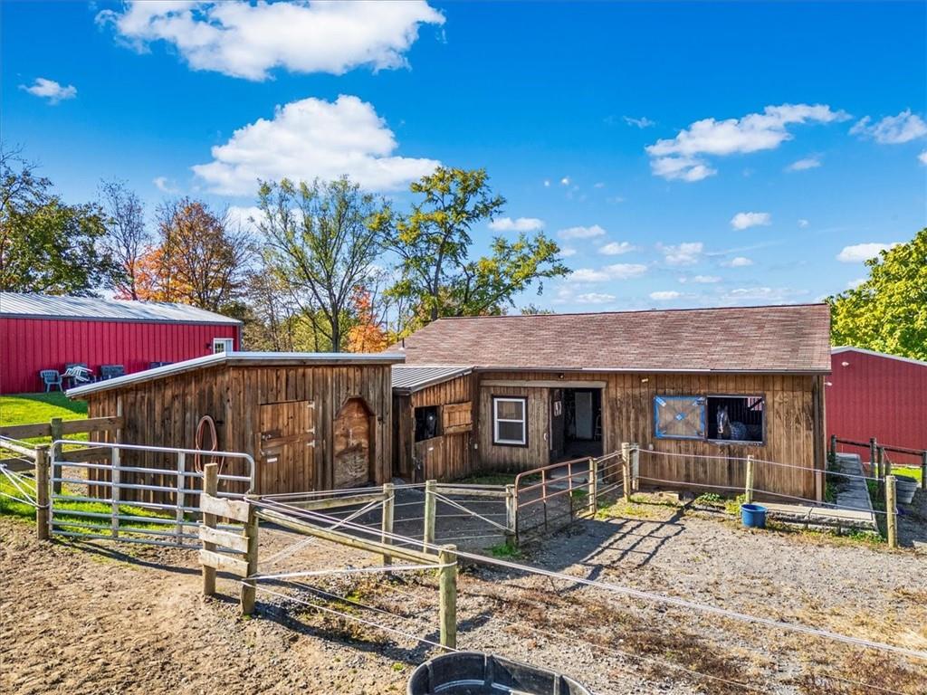 281 Bear Creek Road Sarver, PA 16055 - Photo 42 of 50 a view of a house with a backyard and sitting area