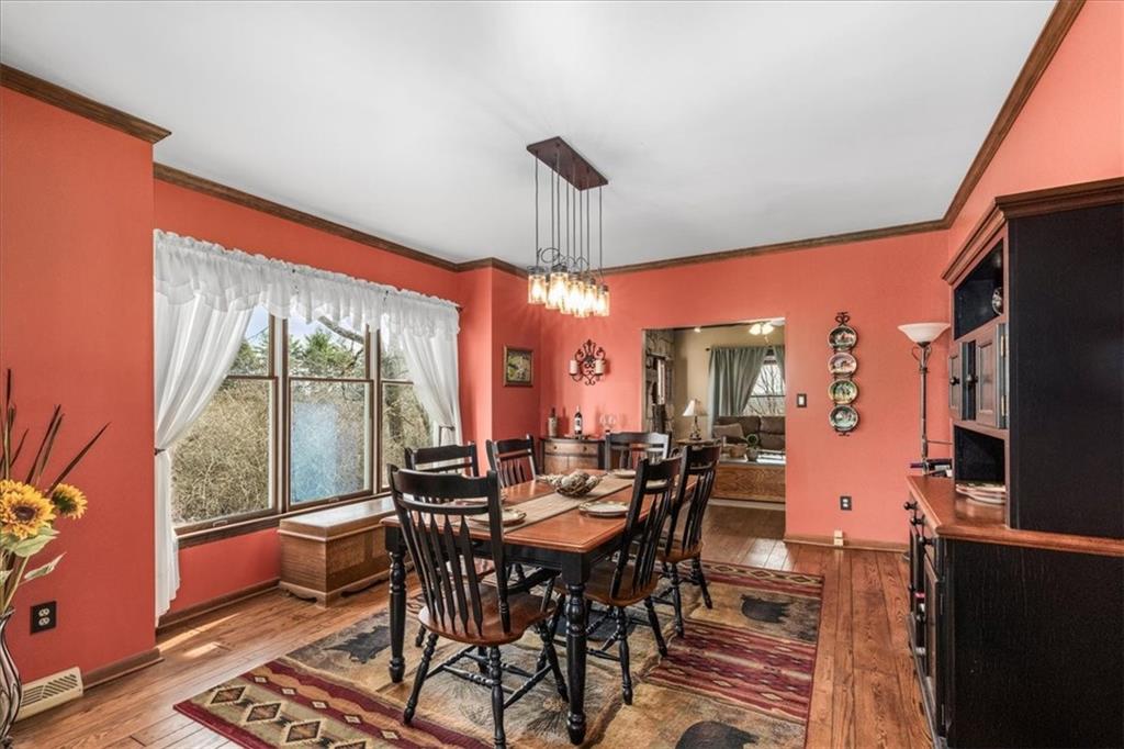281 Bear Creek Road Sarver, PA 16055 - Photo 10 of 50 a view of a dining room with furniture window and outside view