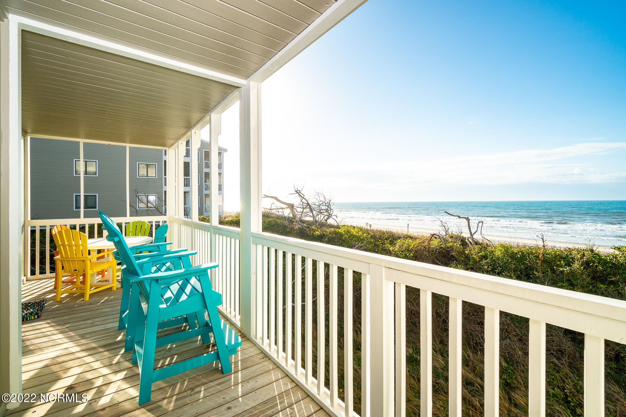 525 Salter Path Road, Unit A4 Atlantic Beach, NC 28512 - Photo 4 of 37 Fantastic views from covered porch