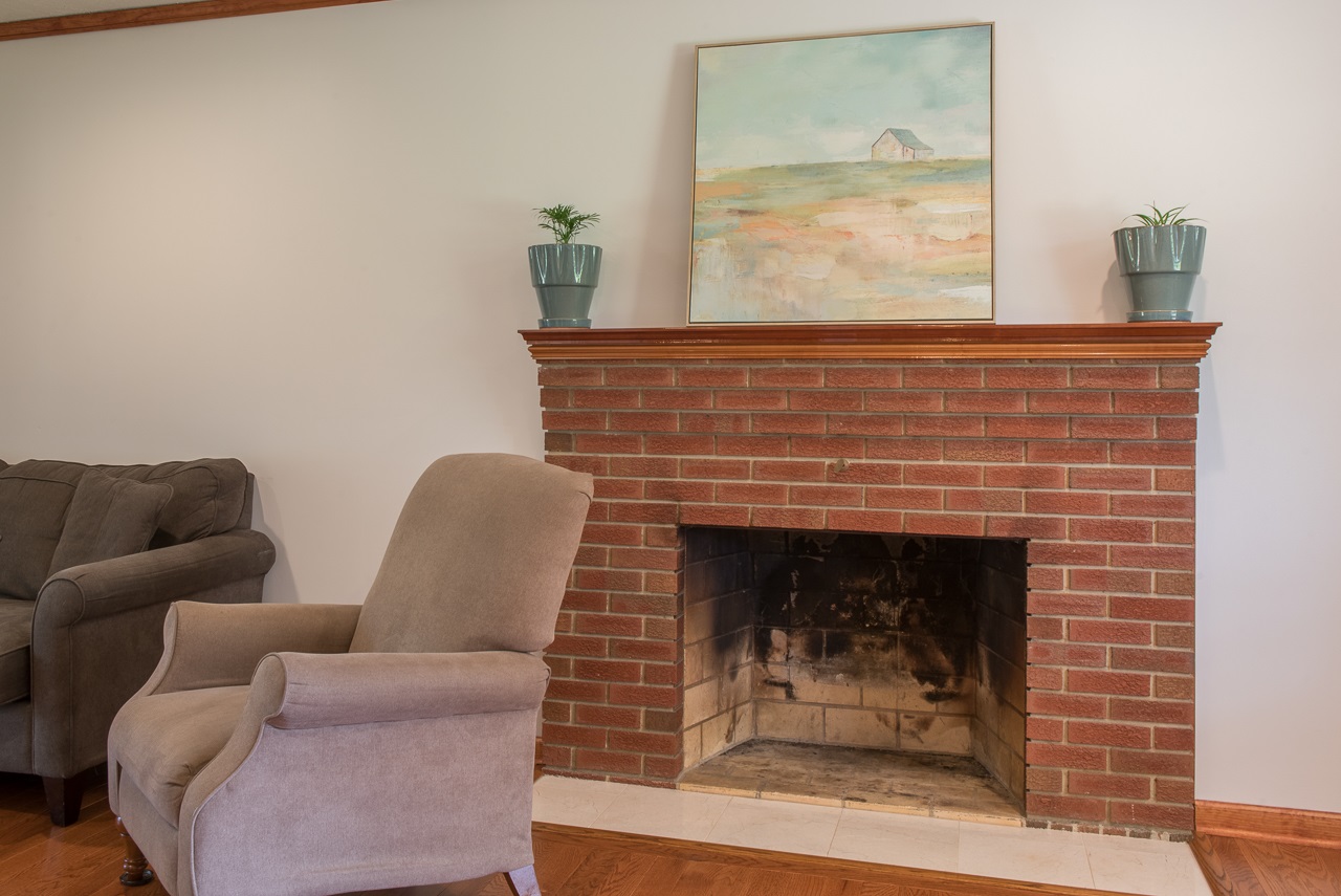 1982 Knightly Mill Road Fort Defiance, VA 24437 - Photo 6 of 31 a living room with furniture and a fireplace