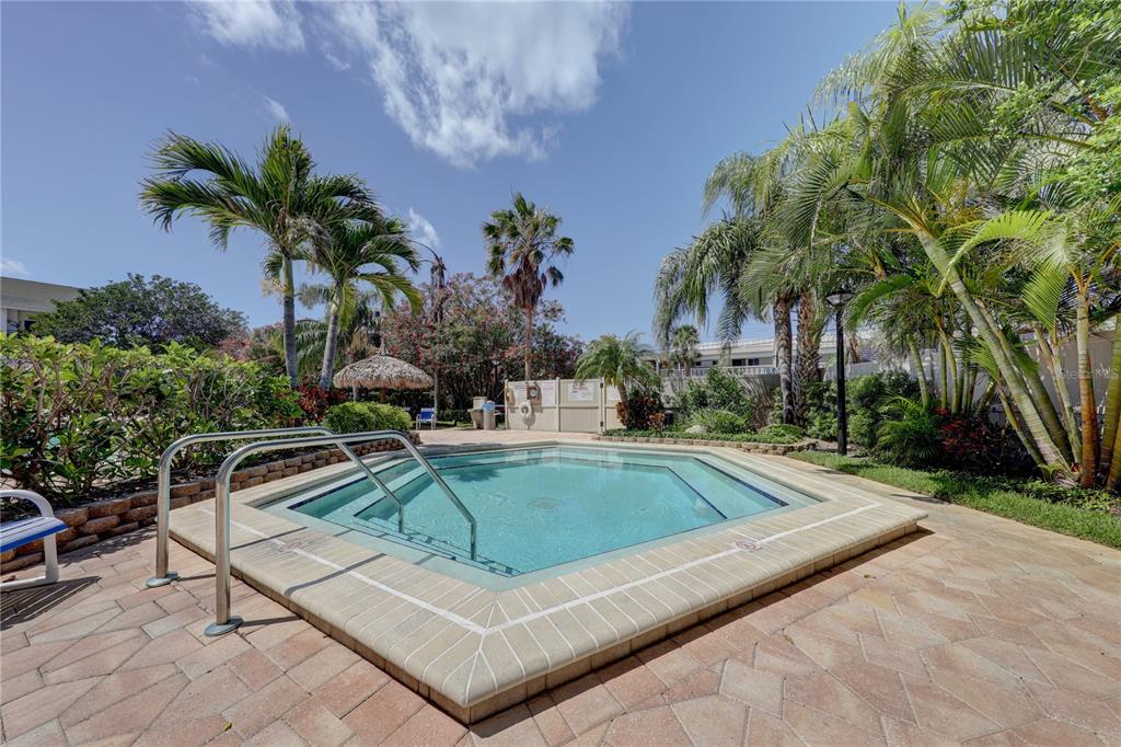 400 Island Way, Unit 308 Clearwater, FL 33767 - Photo 3 of 32 a view of swimming pool with a lounge chair and trees
