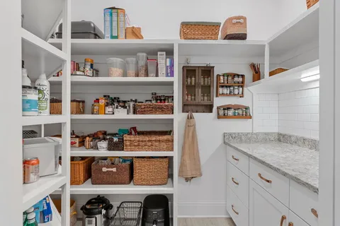 a view of an outdoor space and tennis court