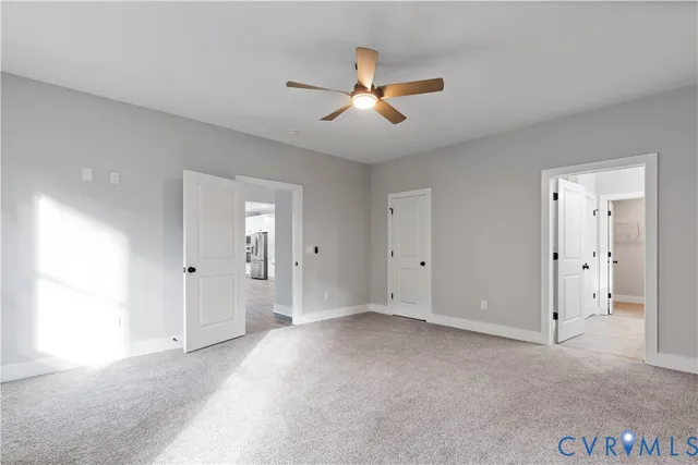 a view of an empty room