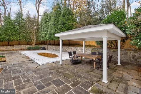 a view of outdoor space yard deck patio and swimming pool