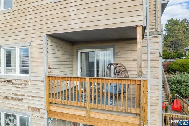 a view of city and mountain