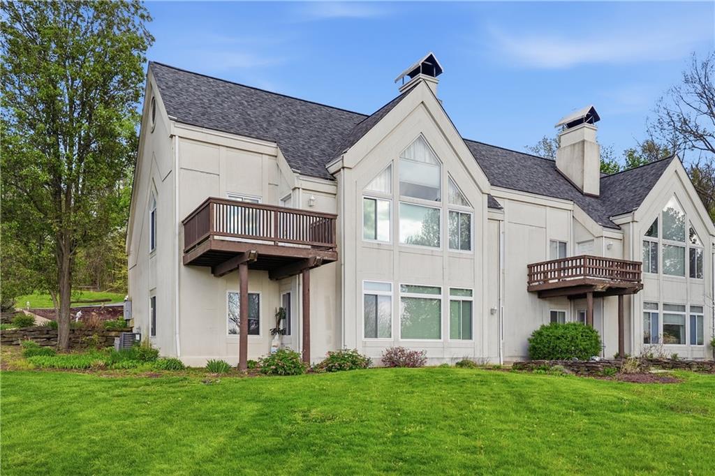 One floor living with a deck on the second floor!