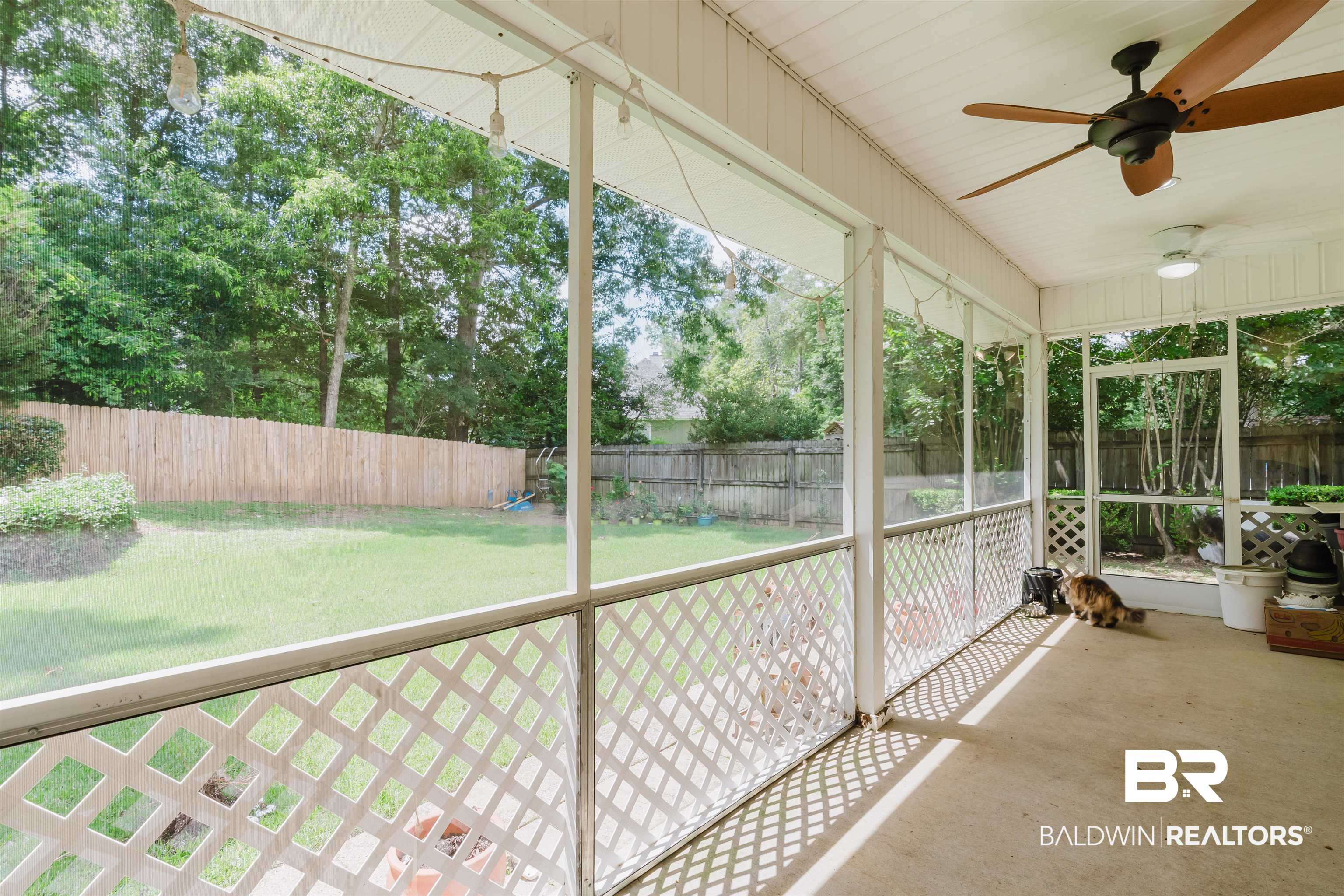19711 Hunters Loop Fairhope, AL 36532 - Photo 35 of 49 Unfurnished sunroom with a ceiling fan