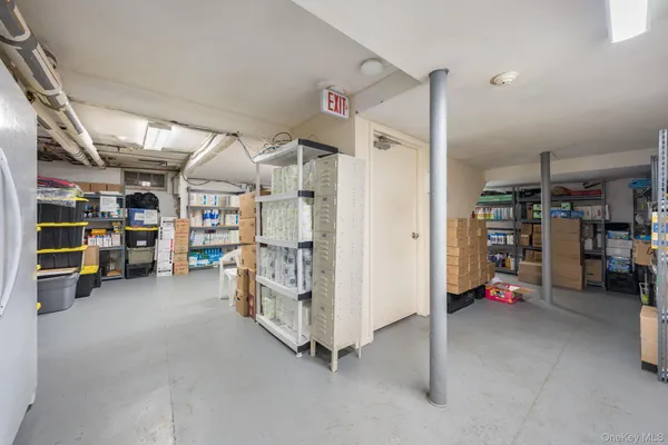 a view of storage and utility room