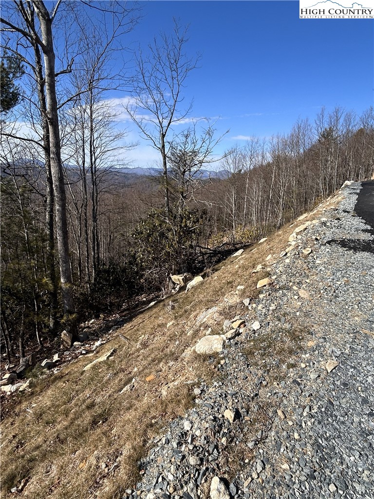 Angelfire Trail Deep Gap, NC 28618 - Photo 22 of 23 a view of a backyard of a house with a mountain