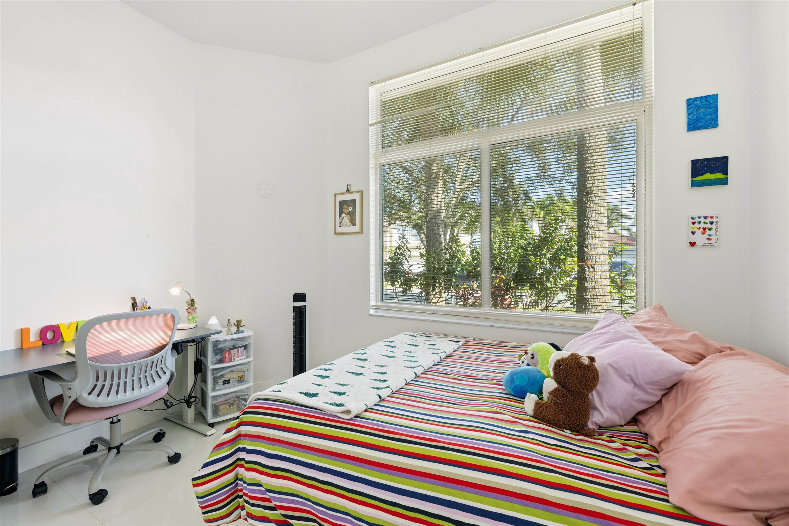 75 Gables Boulevard Weston, FL 33326 - Photo 19 of 29 Bedroom featuring an office area and tile patterned flooring