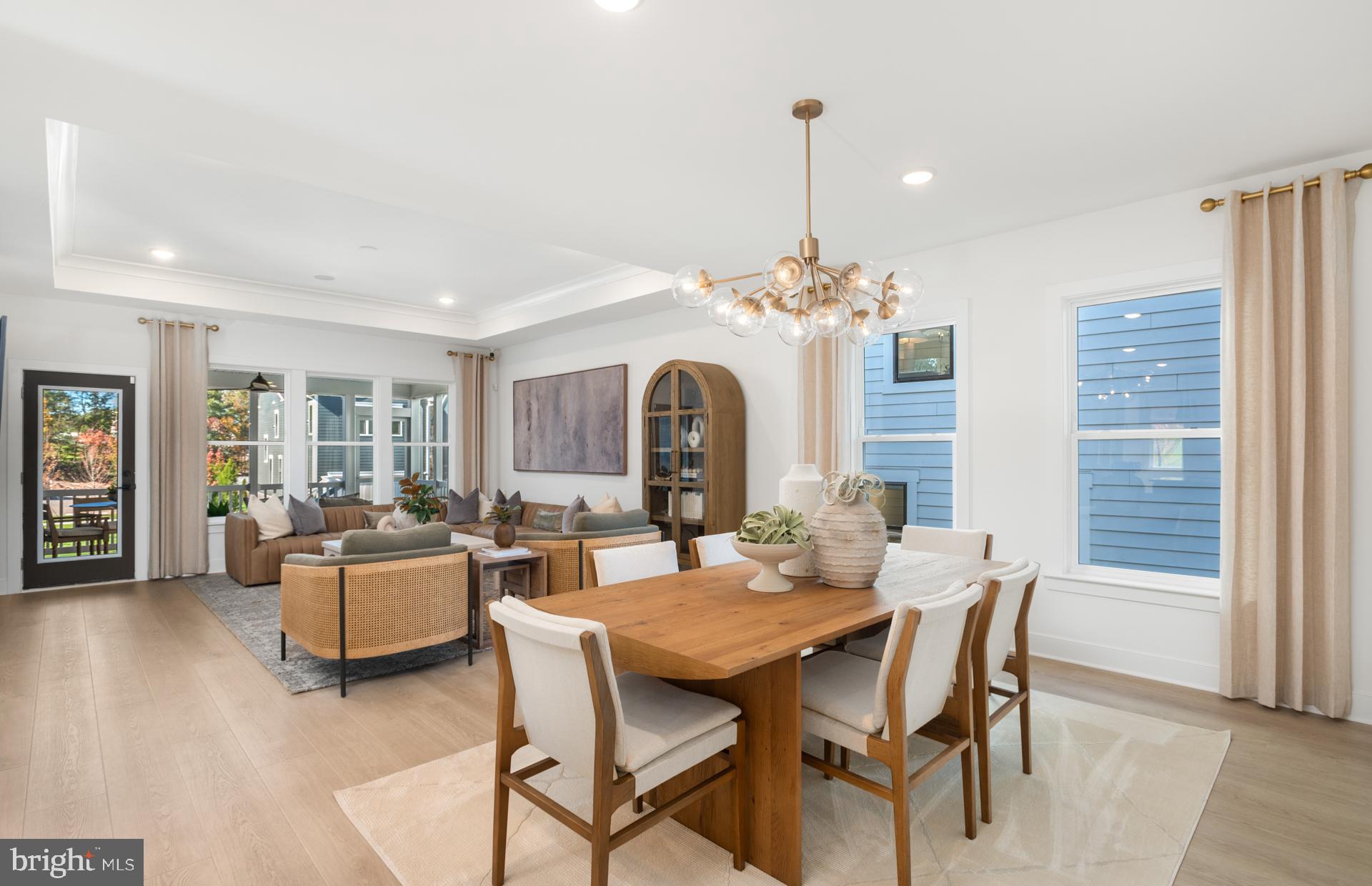 18279 Cresswell Rst Lane Leesburg, VA 20176 - Photo 13 of 60 a dining room with furniture and window