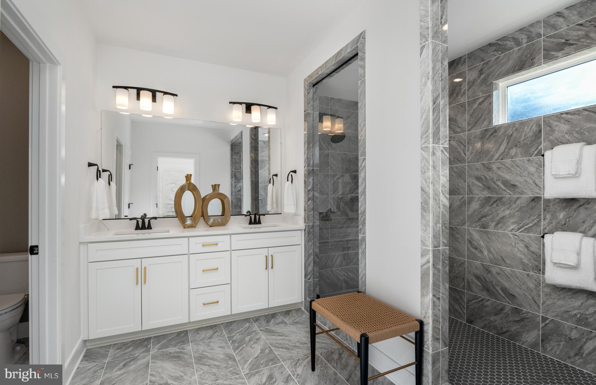 18279 Cresswell Rst Lane Leesburg, VA 20176 - Photo 29 of 60 a bathroom with a sink a toilet and a mirror