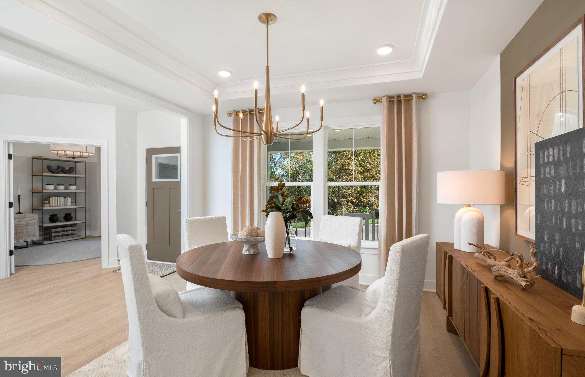 18279 Cresswell Rst Lane Leesburg, VA 20176 - Photo 7 of 60 a view of a dining room with furniture window and outside view