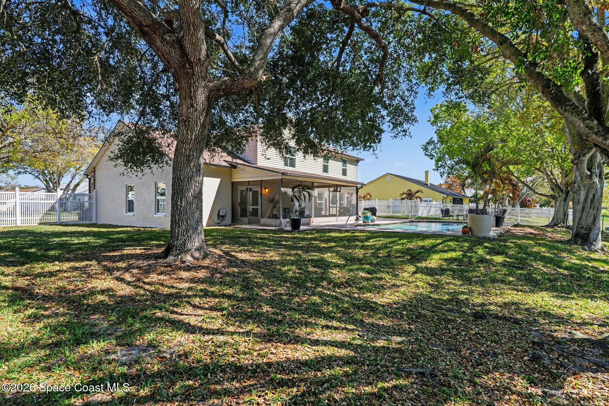 2449 Willowbrook Road Merritt Island, FL 32952 - Photo 13 of 41 Big Back Yard