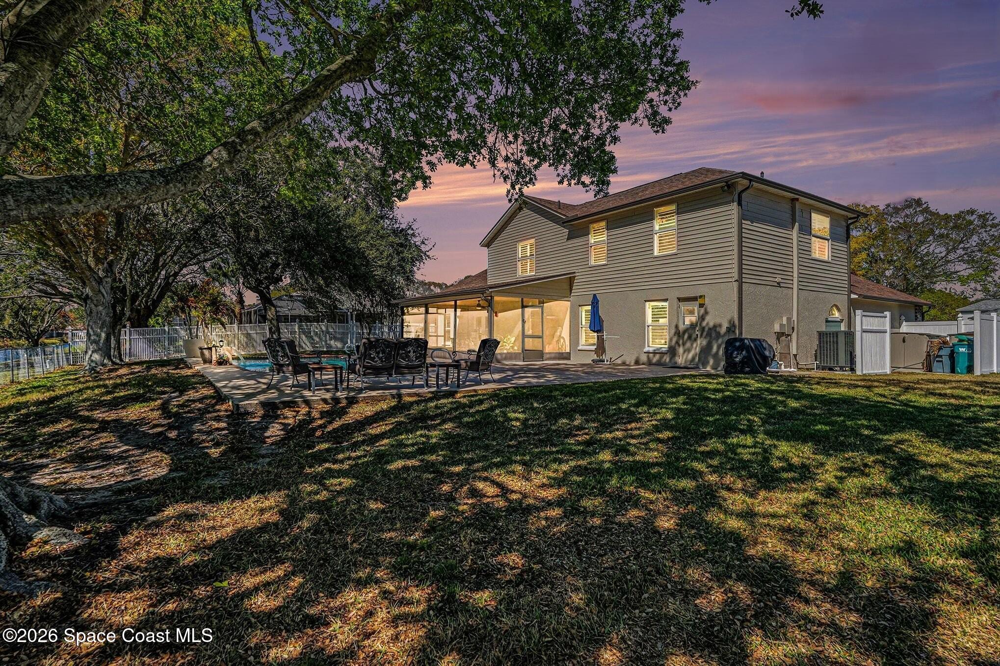 2449 Willowbrook Road Merritt Island, FL 32952 - Photo 33 of 41 Twilight 2