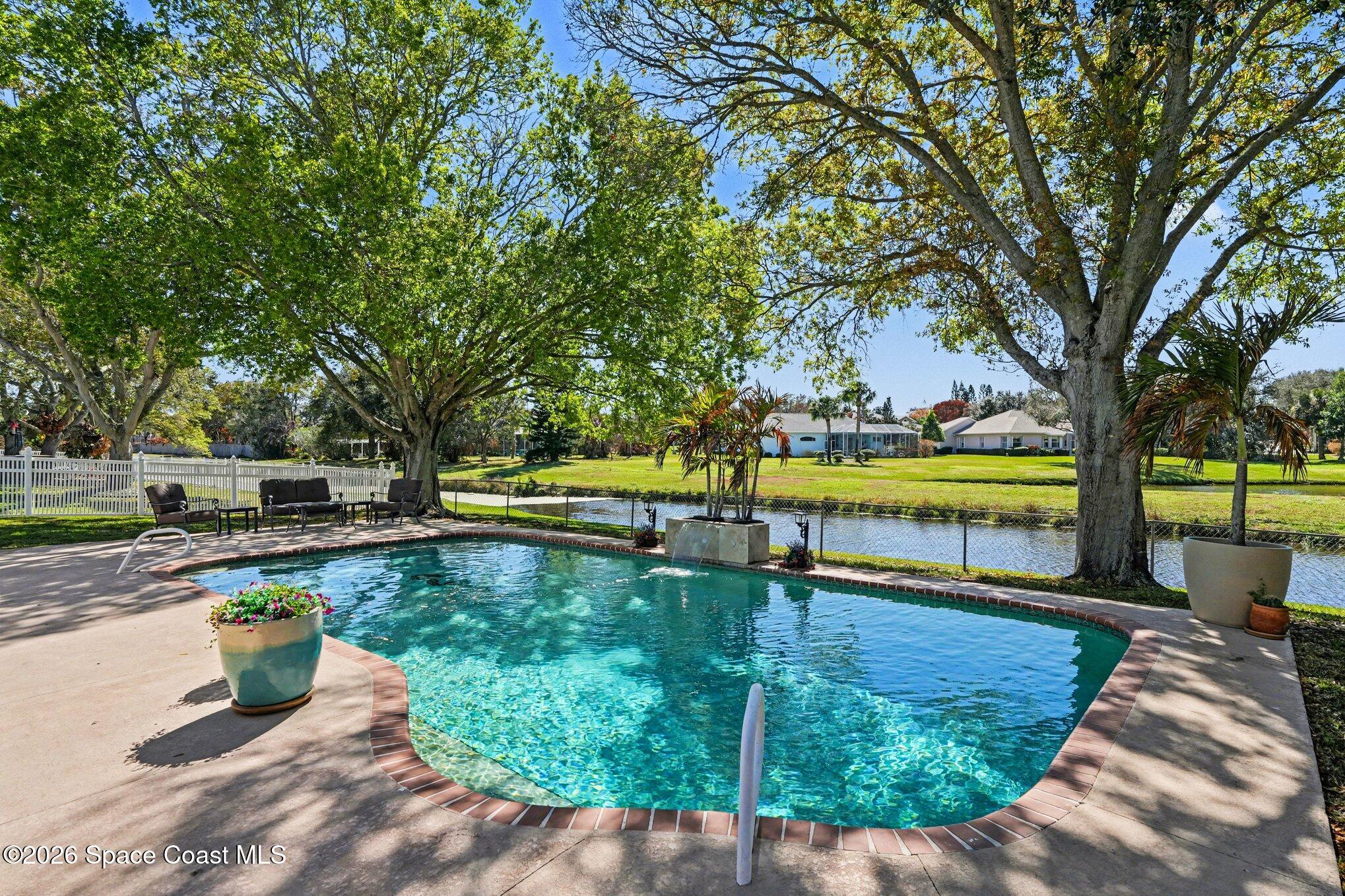 2449 Willowbrook Road Merritt Island, FL 32952 - Photo 10 of 41 Sparkling Salt Water Pool