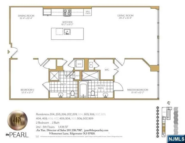 $5,700 | 9 Somerset Lane, Unit 206, Edgewater, NJ 07020