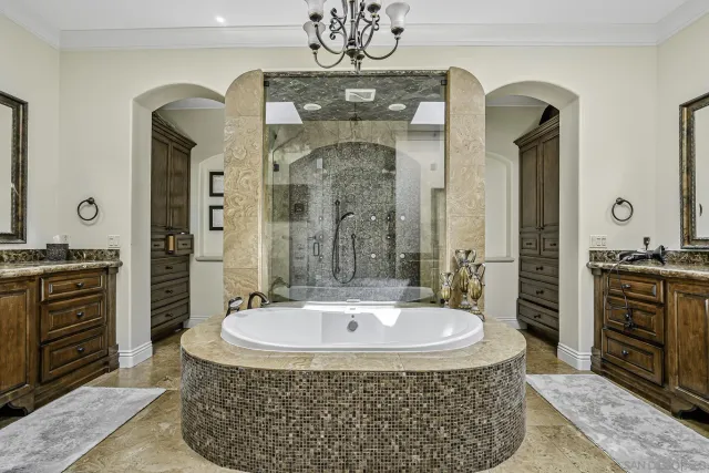 a view of a terrace with furniture