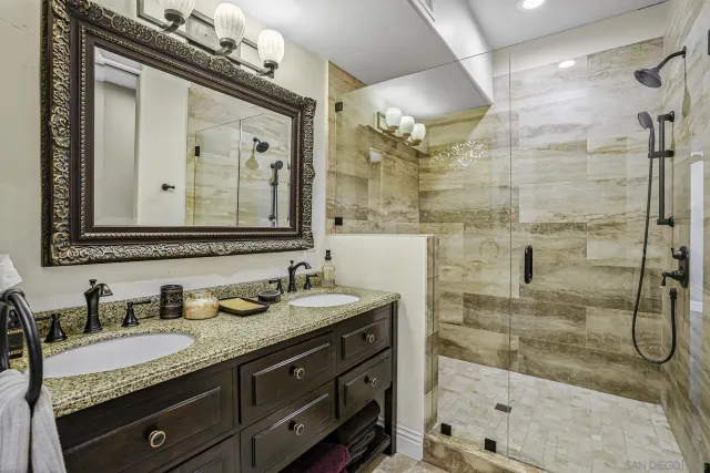 a view of city and mountain