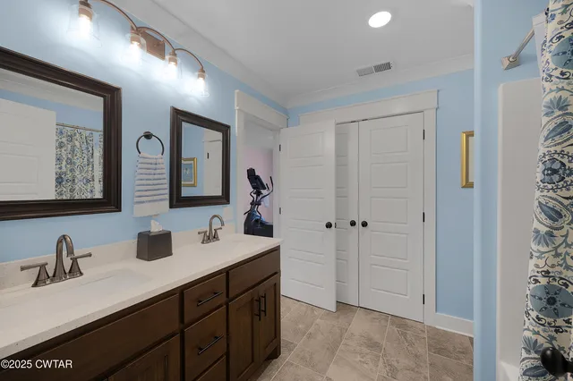 a outdoor space with furniture