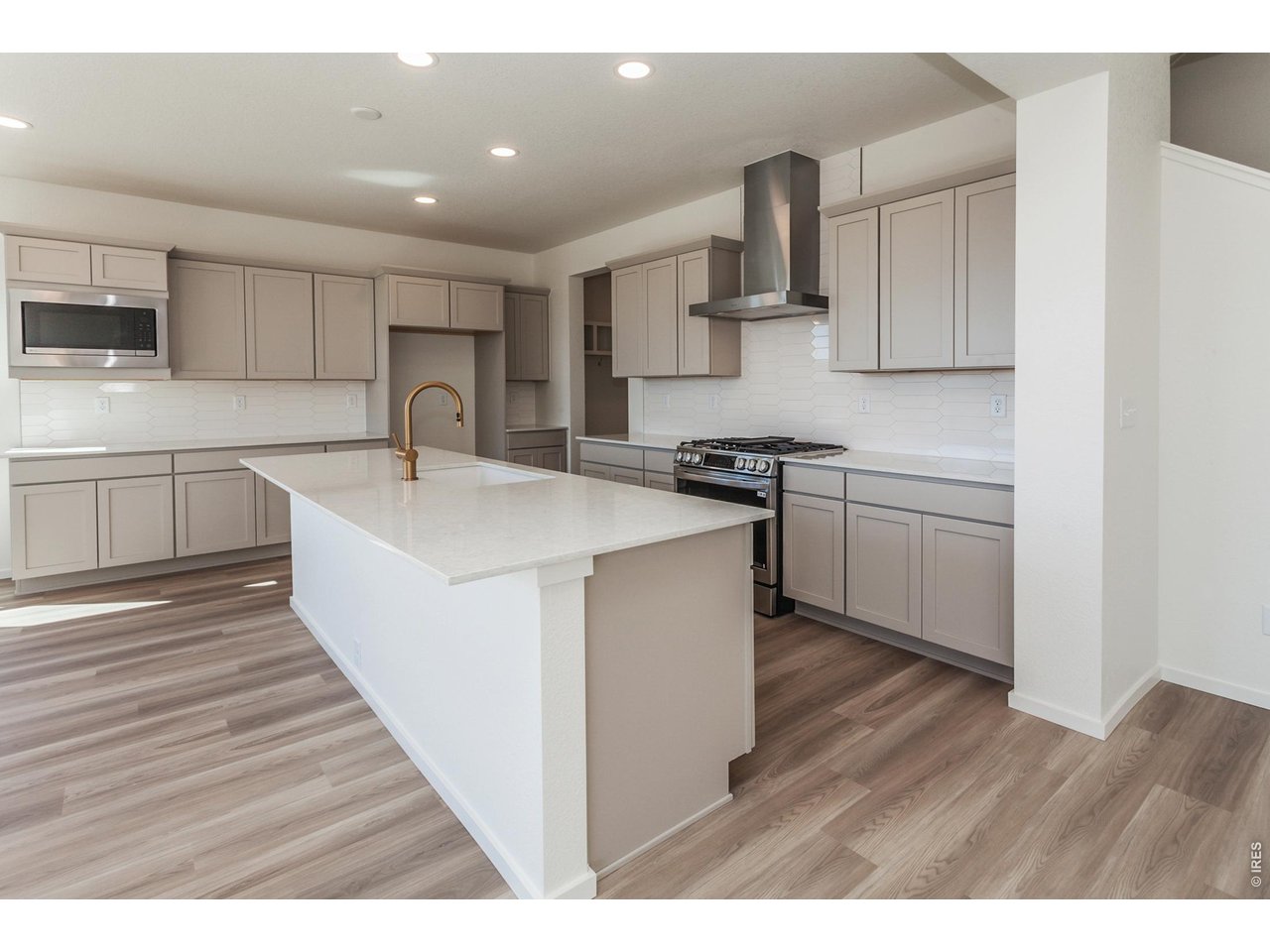 6079 Red Barn Road Timnath, CO 80547 - Photo 11 of 44 Quartz countertops and stainless steel appliances