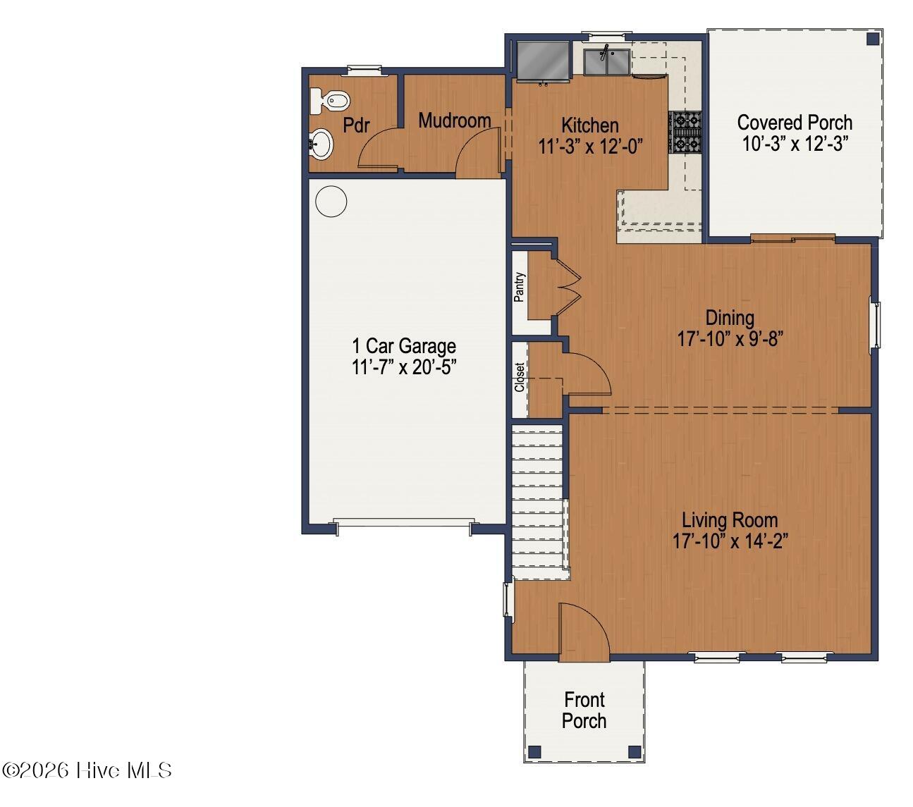 526 Bartley Street Carthage, NC 28327 - Photo 2 of 3 Lot 9 first floor