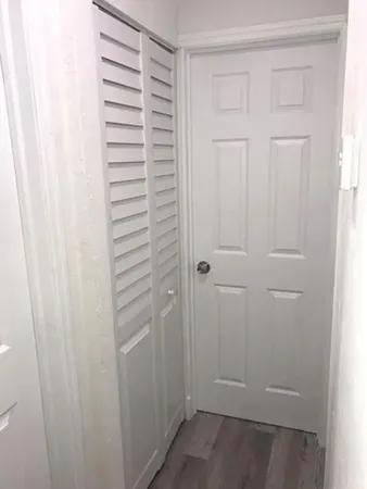 a view of closet area