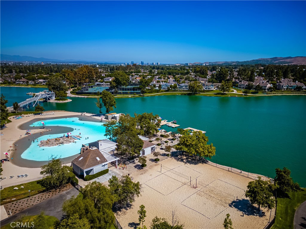6 Whitecloud Irvine, CA 92614 - Photo 42 of 45 an aerial view of a house with a lake view