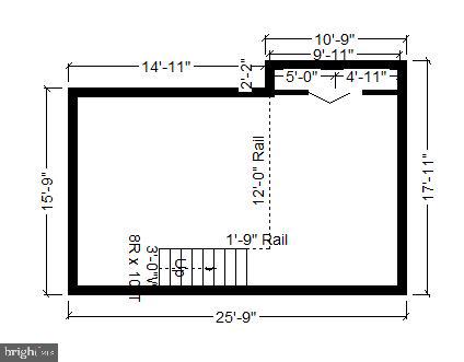 2229 Lovedale Lane, Unit 305B I Reston, VA 20191 - Photo 51 of 51 Loft Floor Plan-Dimensions