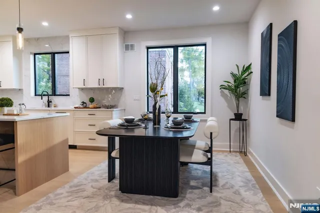 a bathroom with a shower and a tub
