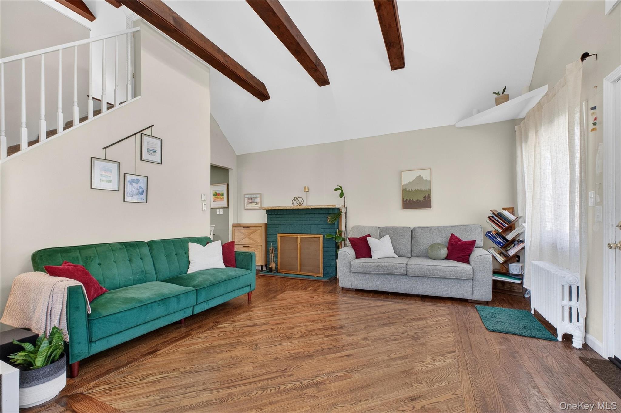 175 Terry Hill Road Carmel, NY 10512 - Photo 5 of 33 a living room with fireplace furniture and a wooden floor