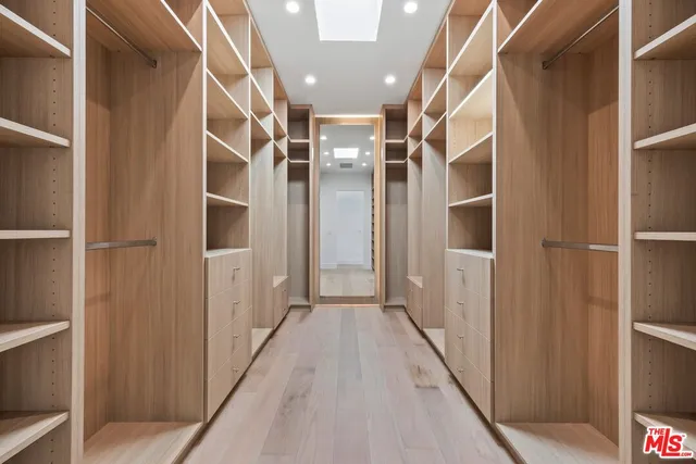 a view of gallery with windows