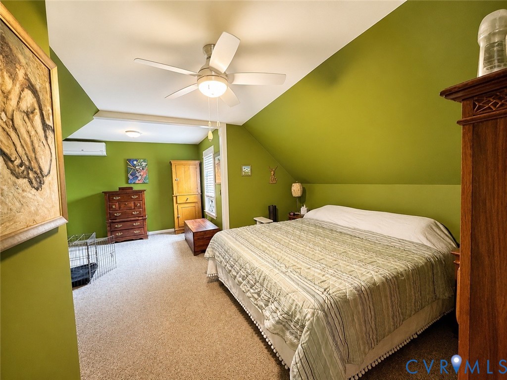 65 Cubbley Road Hot Springs, VA 24445 - Photo 48 of 50 Carpeted flooring, vaulted ceiling, ceiling fan wi