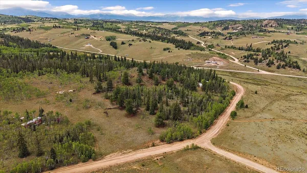 a view of a lake from a city