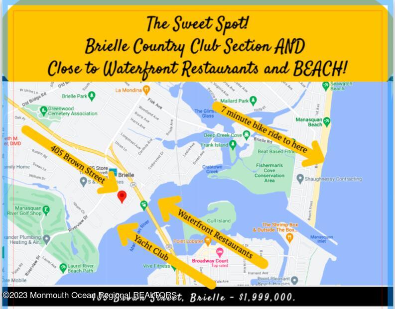 405 Brown Street Brielle, NJ 08730 - Photo 4 of 92 a sign that is on the floor of a building