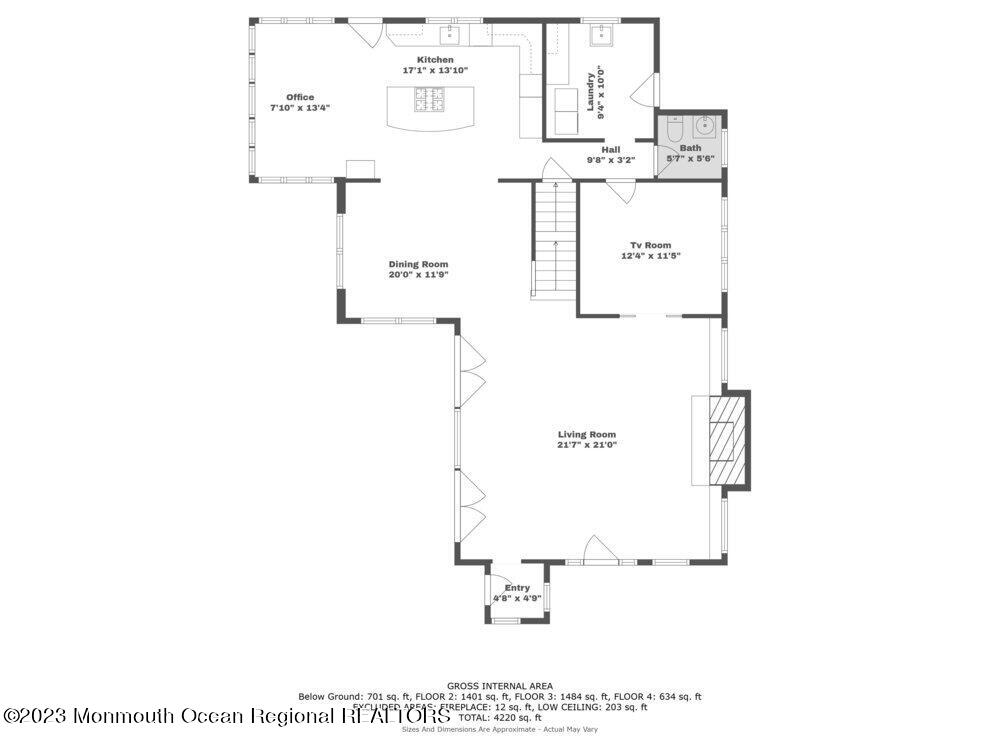 405 Brown Street Brielle, NJ 08730 - Photo 61 of 92 a picture of a room with a white wall and bench