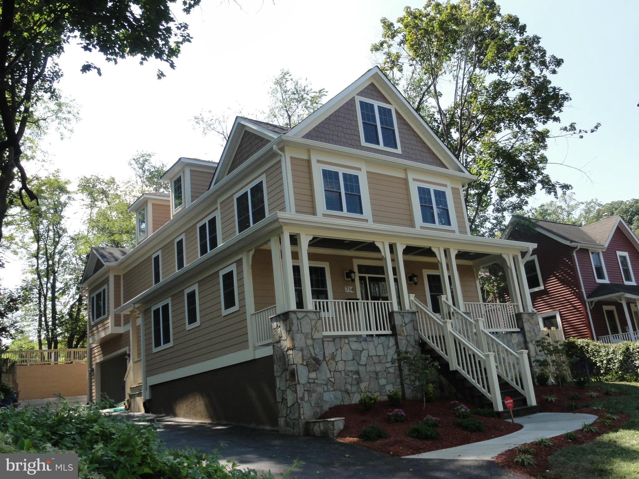 714 Silver Spring Avenue Silver Spring, MD 20910 - Photo 2 of 26 Profile view w/garage