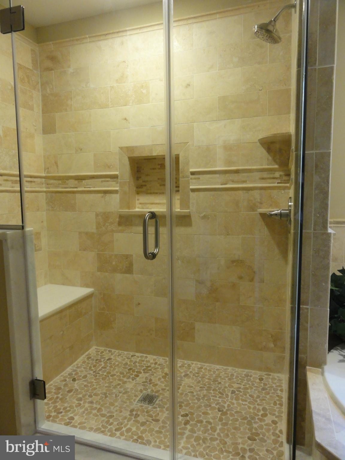 714 Silver Spring Avenue Silver Spring, MD 20910 - Photo 14 of 26 Standing shower w/pebble floor