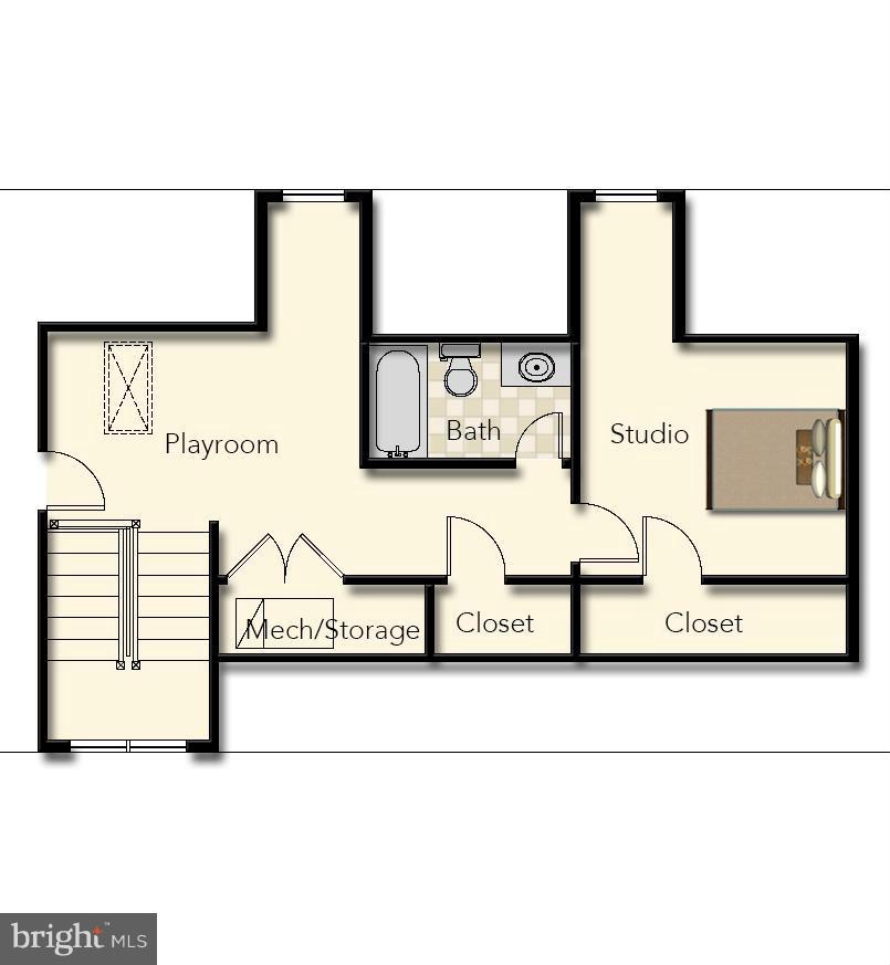 714 Silver Spring Avenue Silver Spring, MD 20910 - Photo 26 of 26 Top Floor plans