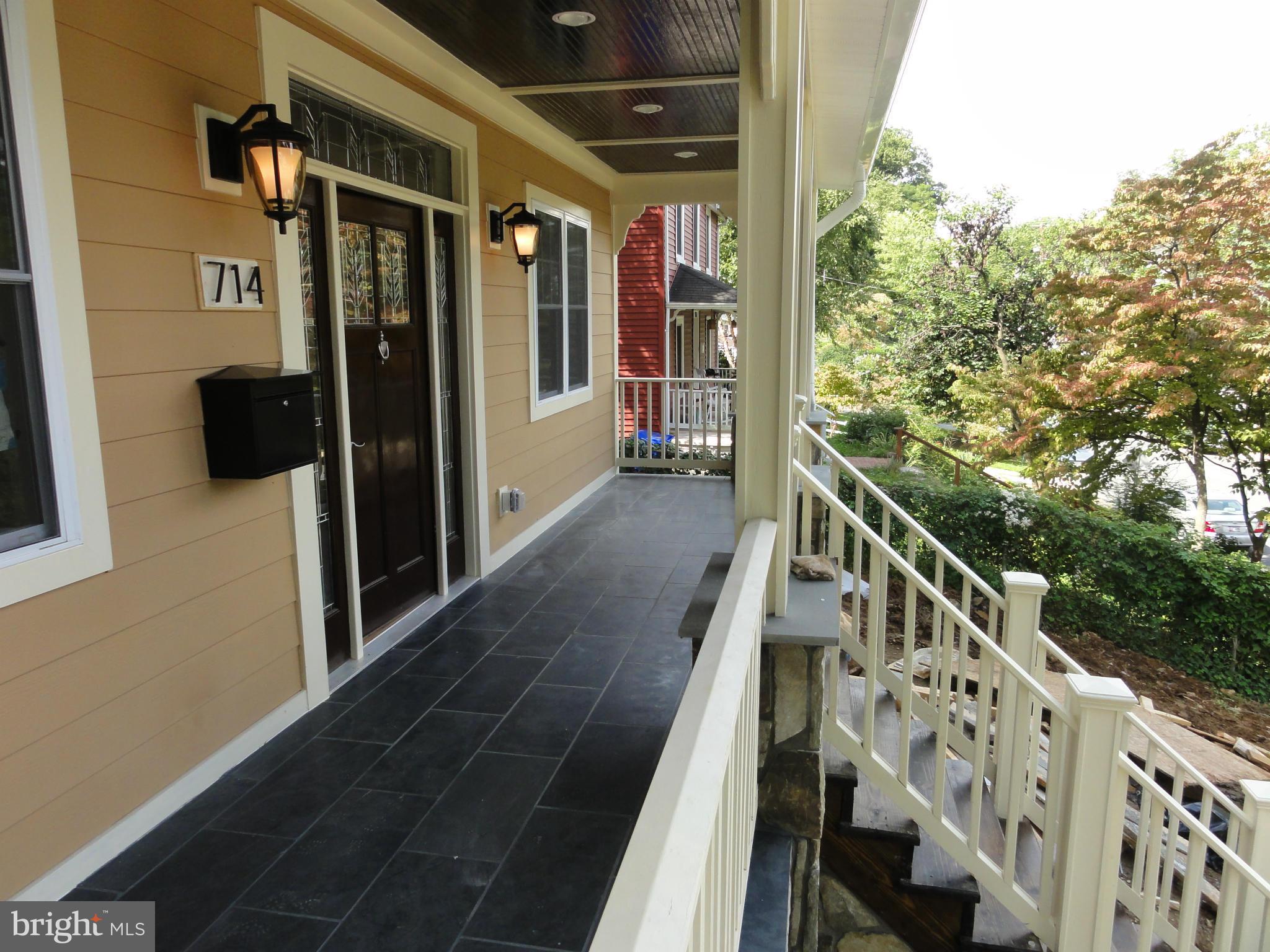 714 Silver Spring Avenue Silver Spring, MD 20910 - Photo 20 of 26 Porch w/slate floor