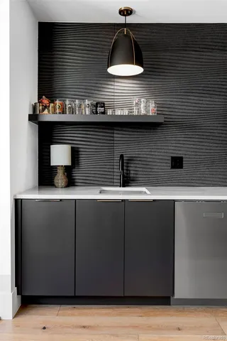 a close view of oven