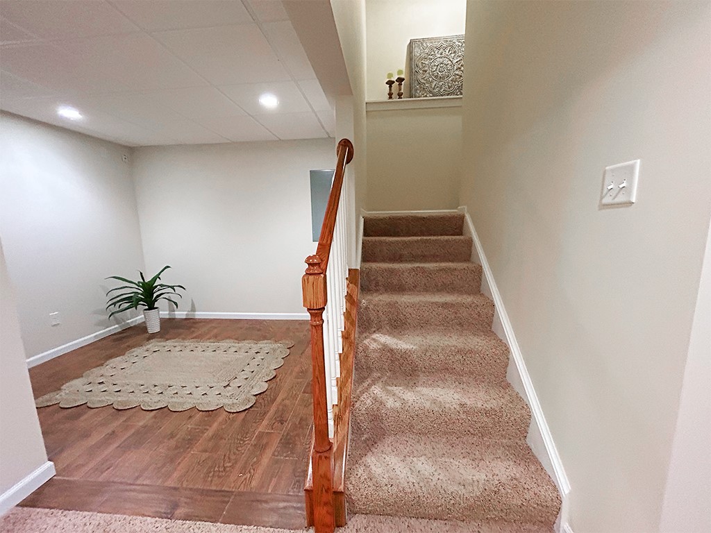 1978 Spring Ridge Drive Xenia, OH 45385 - Photo 28 of 44 This interior offers a cozy finished basement with convenient access to upper levels.