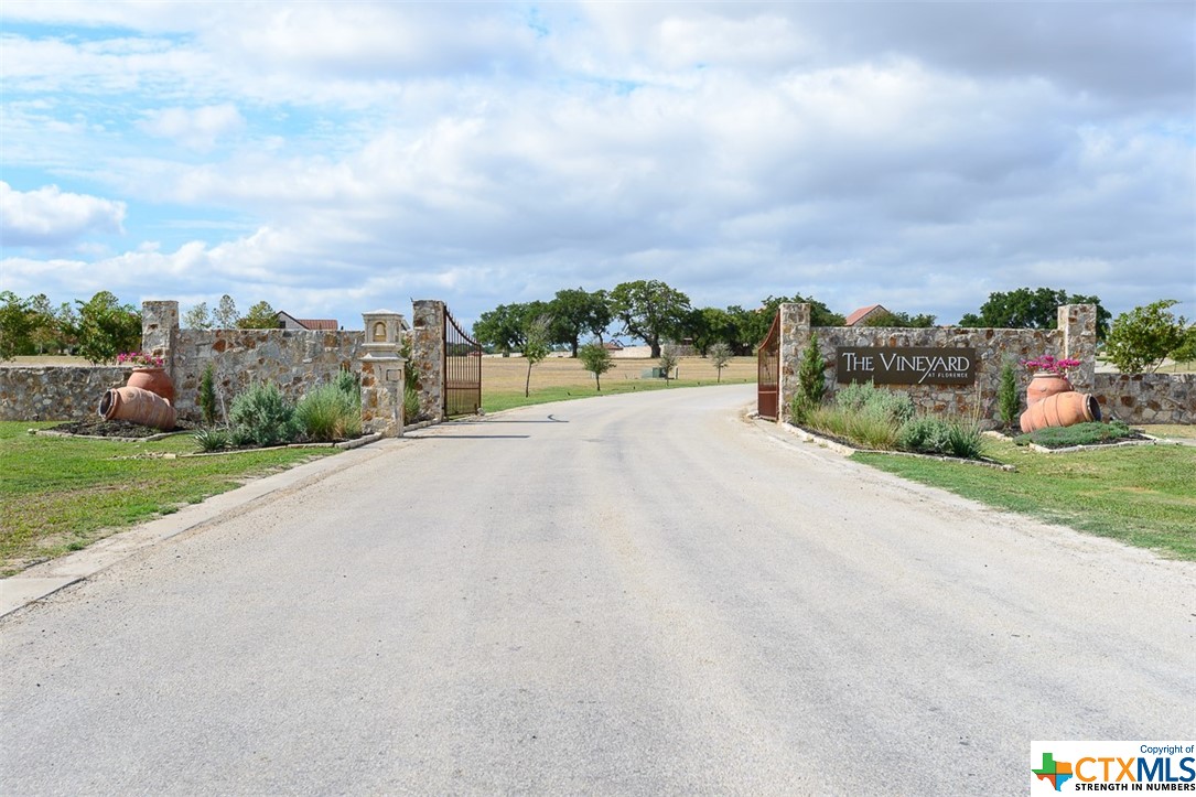 a view of a terrace with yard