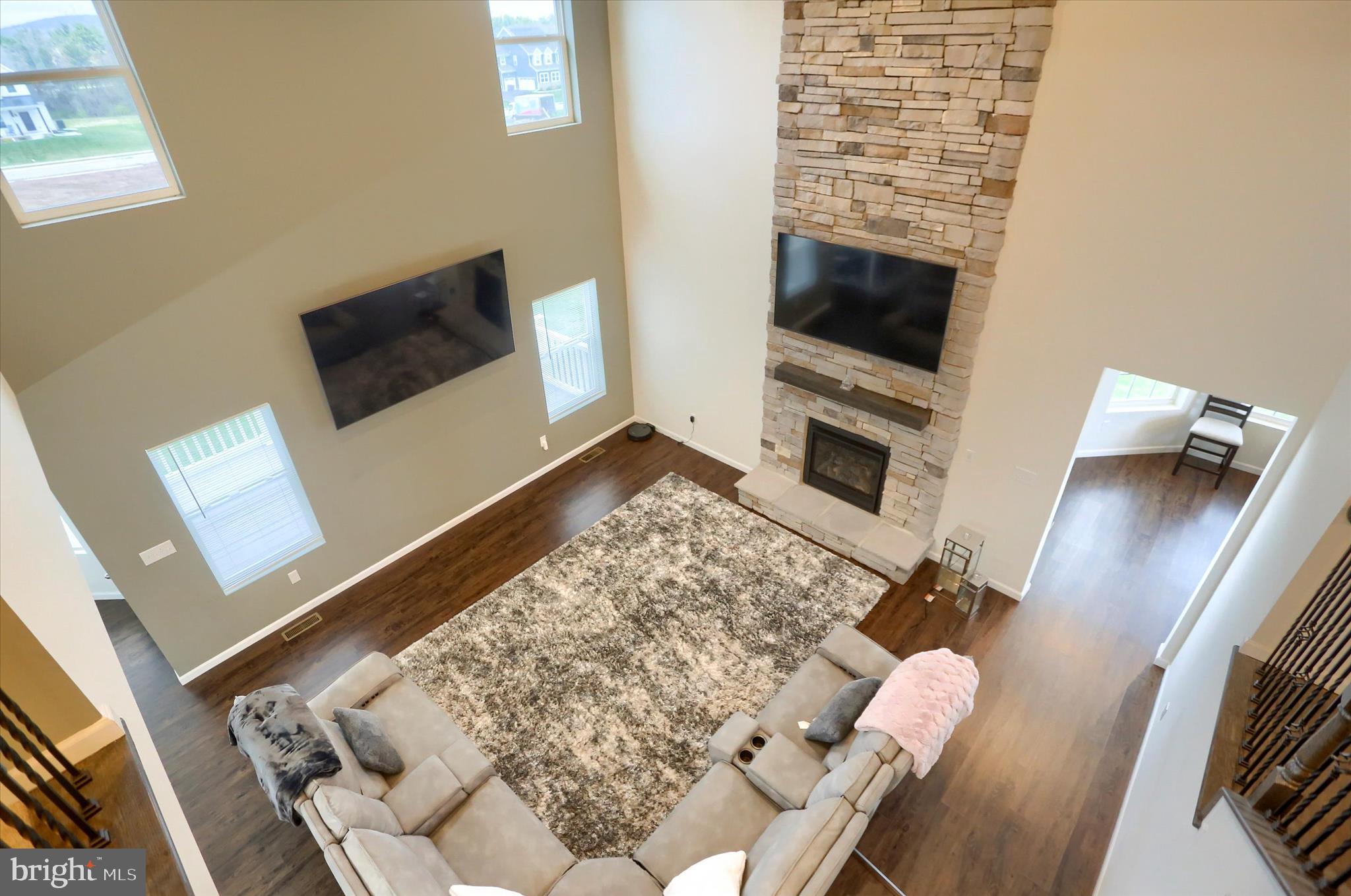 515 Darrow Road York, PA 17404 - Photo 29 of 41 a living room with a flat screen tv and a fireplace