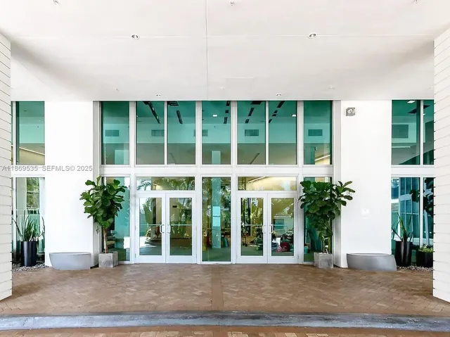 a view of a city with tall buildings