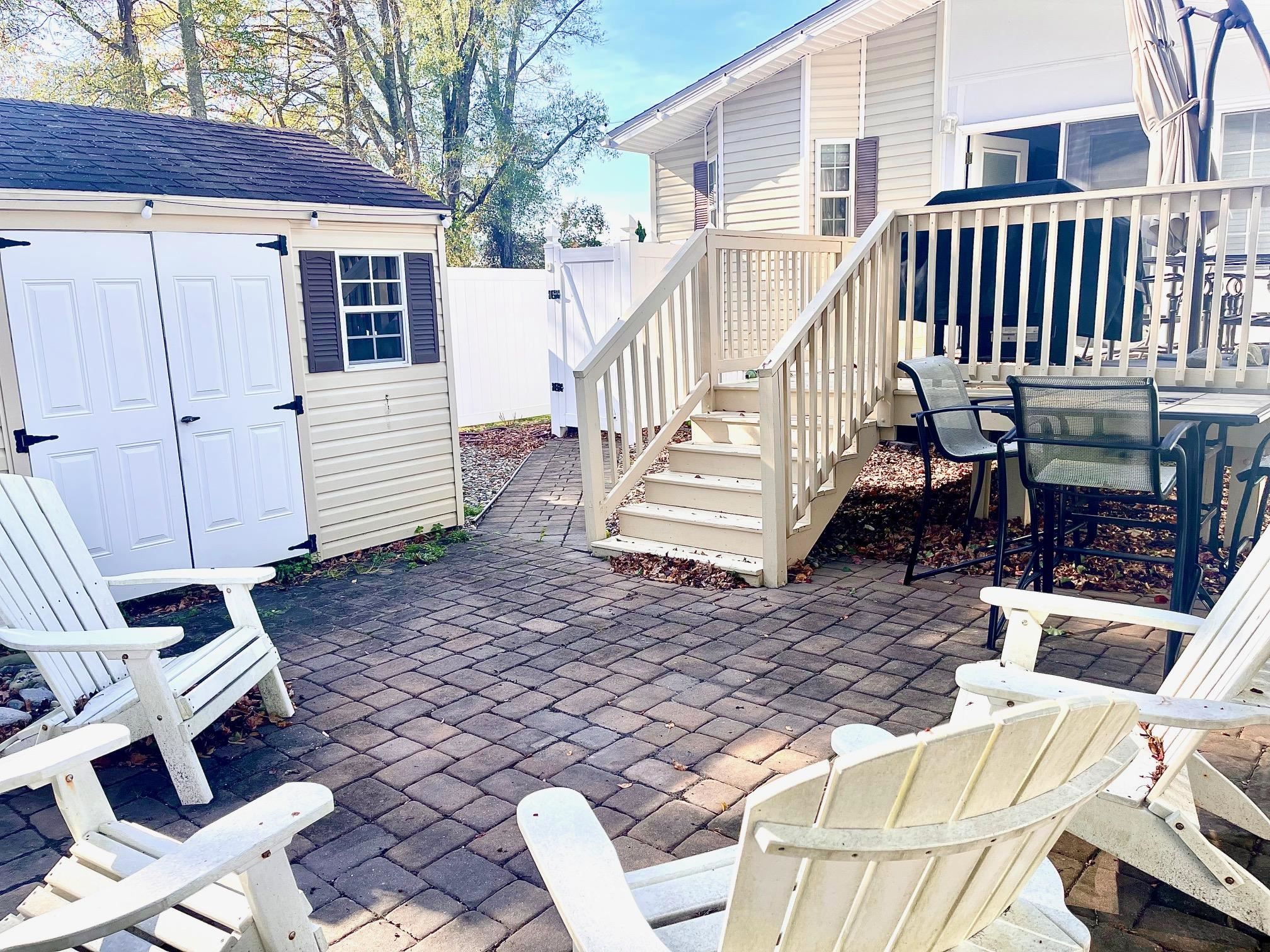 4100 Rte 9 South, Unit 56 Rio Grande, NJ 08242 - Photo 20 of 30 a view of a patio with a chairs