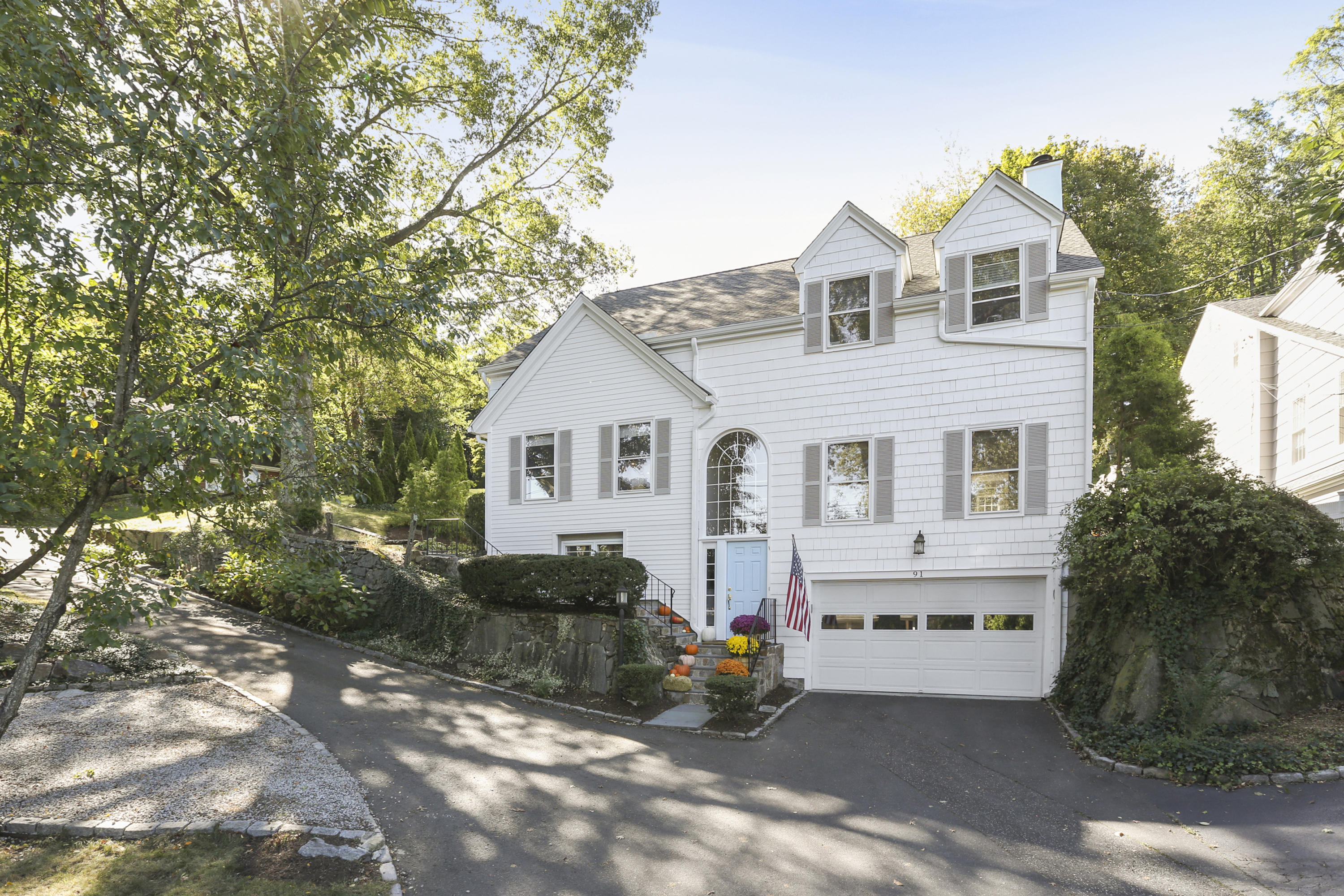 91 Gardiner Street Darien, CT 06820 - Photo 2 of 33 a view of a house with a outdoor space