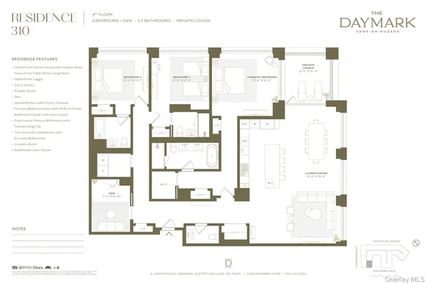 $3,995,000 | 4 Lighthouse Landing, Unit 310, Sleepy Hollow, NY 10591