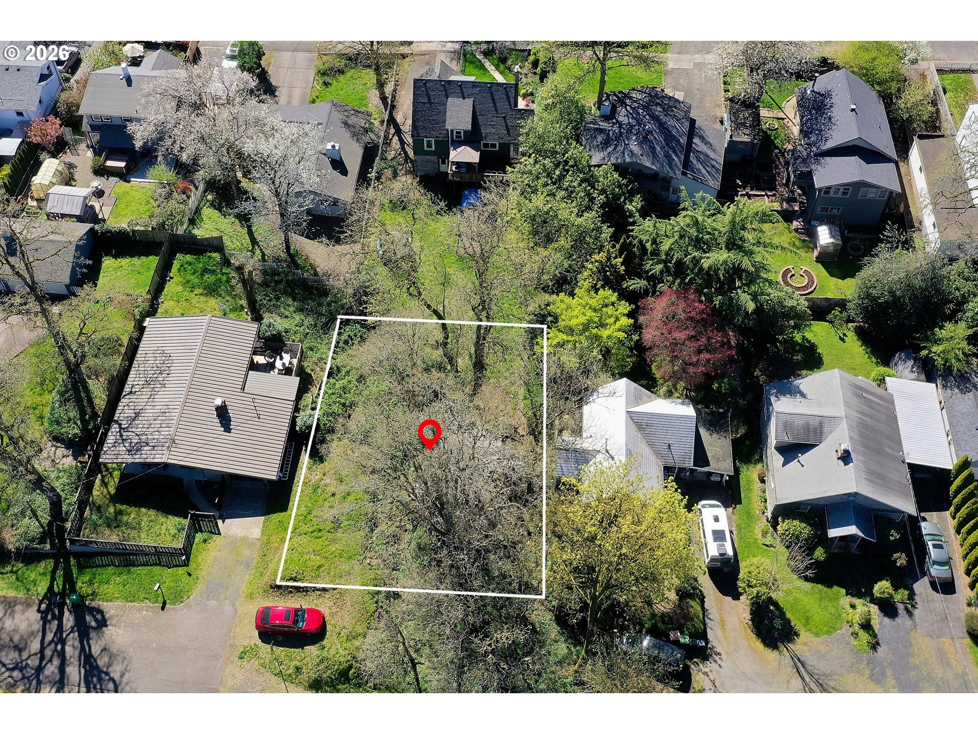 North 1st Street St. Helens, OR 97051 - Photo 2 of 6 an aerial view of houses with yard
