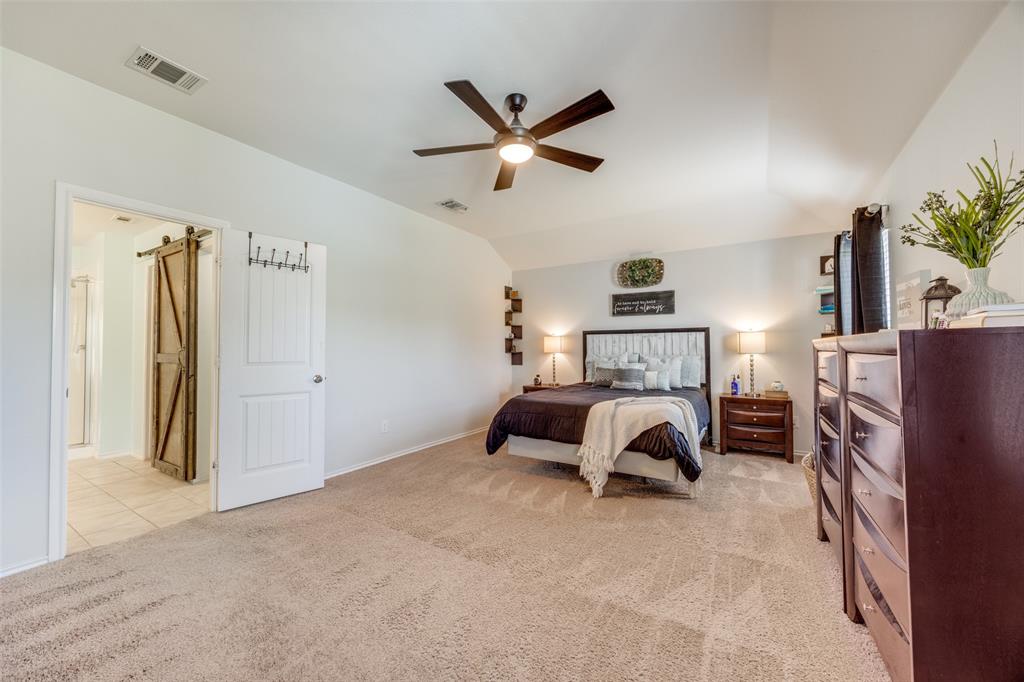 1011 Riverstone Trail Princeton, TX 75407 - Photo 10 of 26 a bedroom with furniture and a ceiling fan